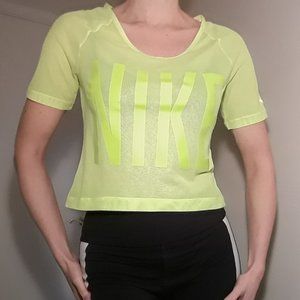 Neon Nike Mesh Top